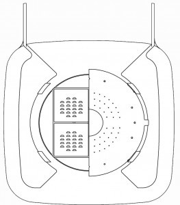 Aufsicht - Organic Waste Revolution: FOGO Bin Bio-Filter Lid