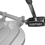 FOGO organic waste lid - universal fixing bolt
