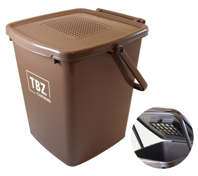 FOGO kitchen caddy for organic waste collection