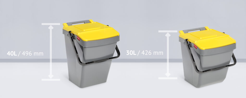 Stackable Recycling Bins - Organic Waste Revolution: FOGO Bin Bio-Filter Lid Stackable Recycling Bins