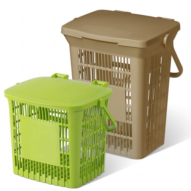 Ventilated pre-sorter for biowaste & paper - Organic Waste Revolution: FOGO Bin Bio-Filter Lid Ventilated pre-sorter for biowaste & paper